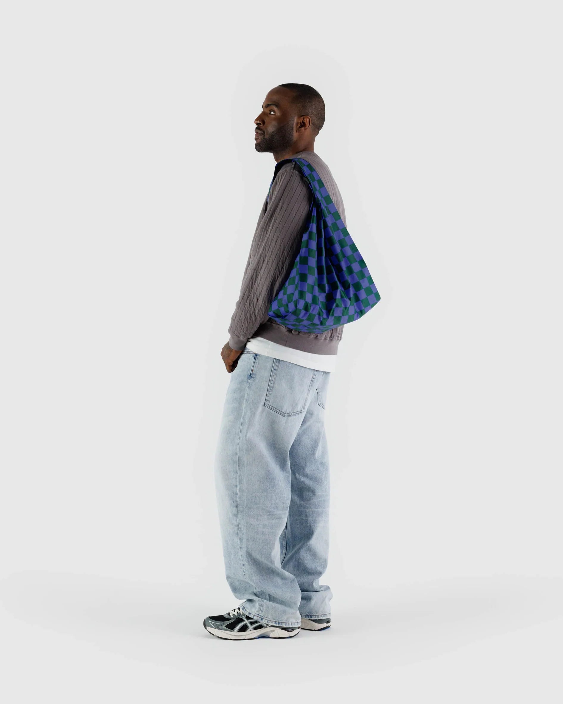 Standard Baggu - Iris Green Check - Proper