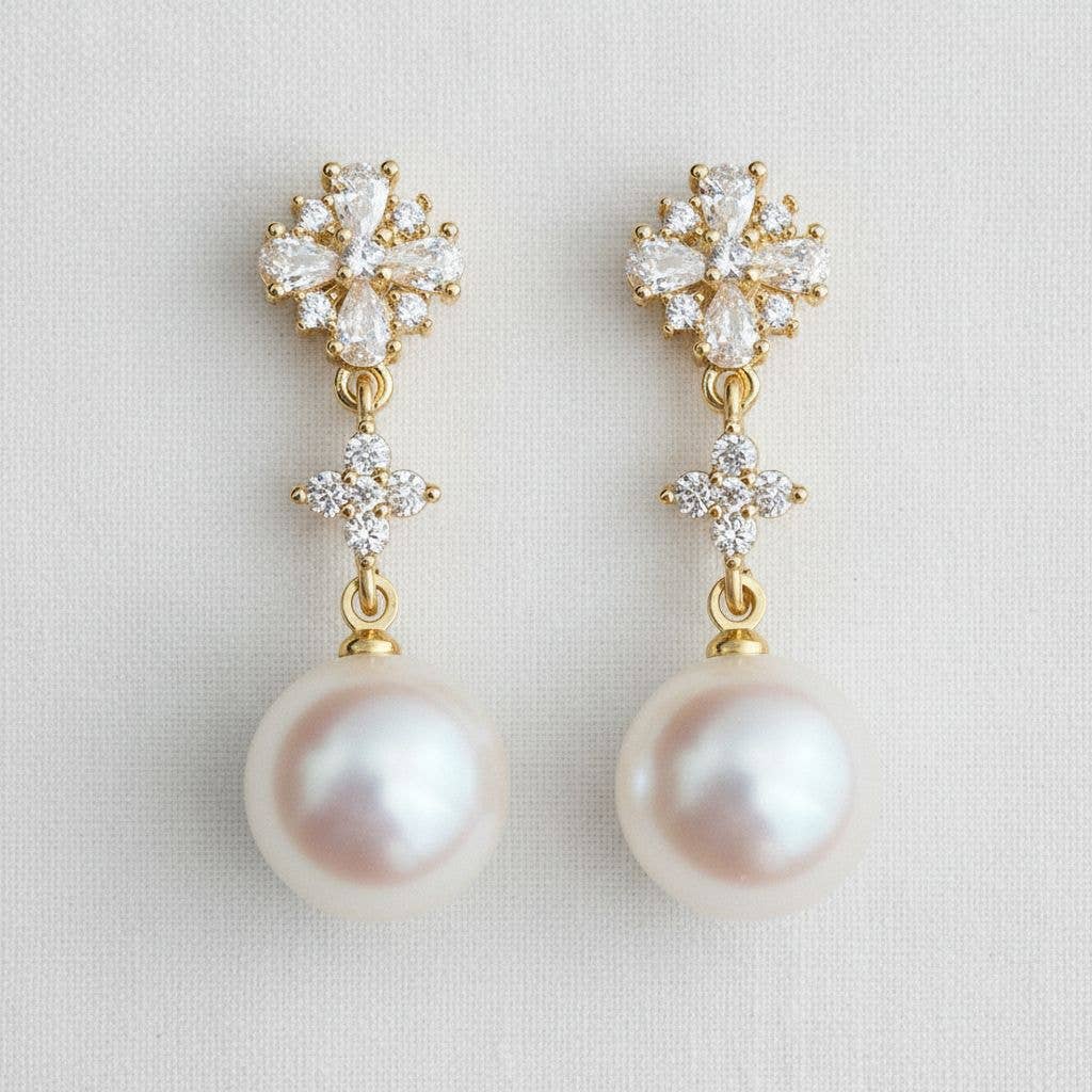 Floral Aurora Drop Earrings