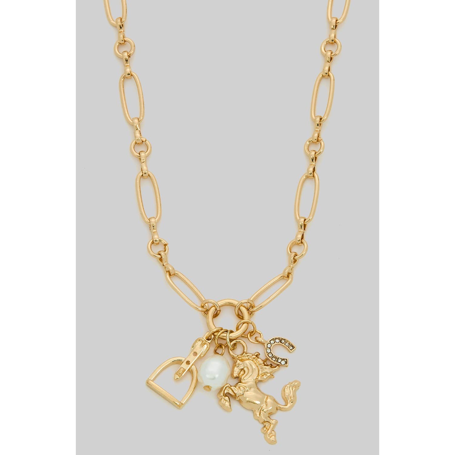 Stirrup Charm Necklace - Proper