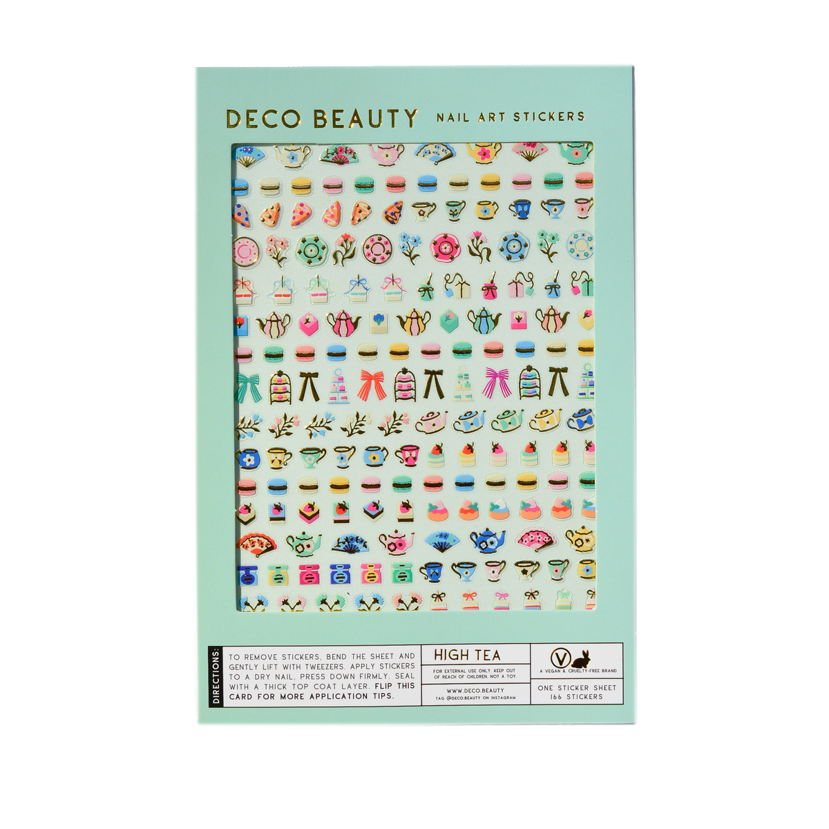 Nail Art Stickers - High Tea - Proper