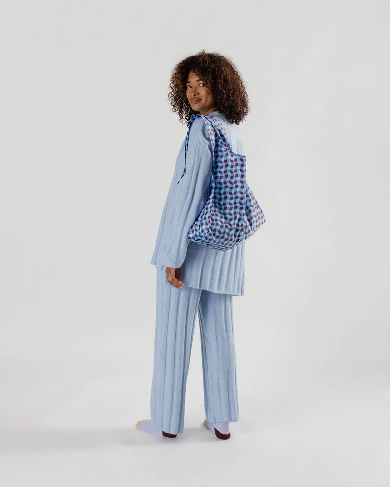Standard Baggu - Wavy Gingham Blue - Proper