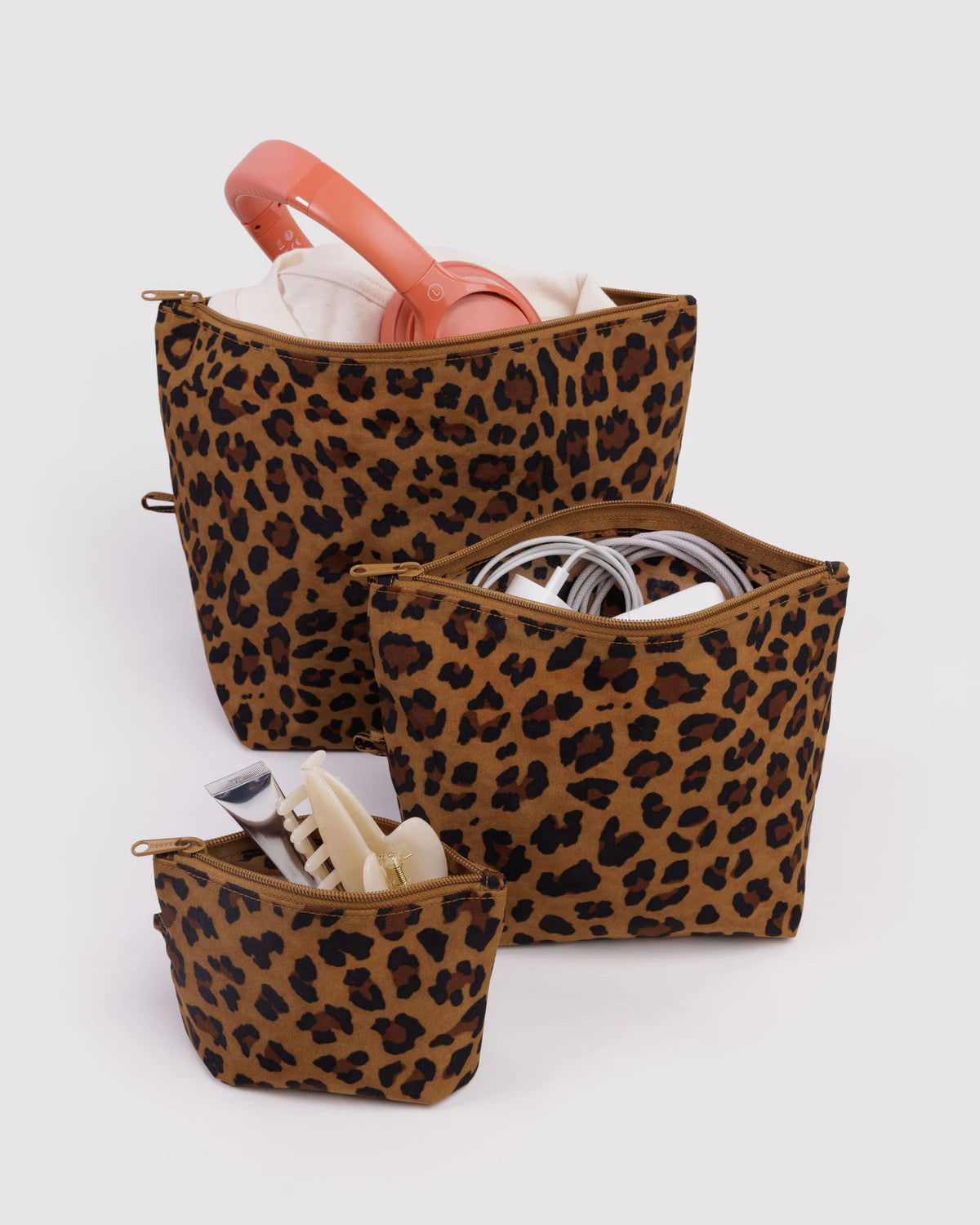 Baggu Go Pouch Set - Leopard - Proper