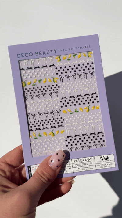 Nail Art Stickers - Polka Dots - Proper