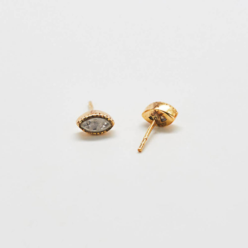 Rainbow Moonstone Teardrop Earring - Proper