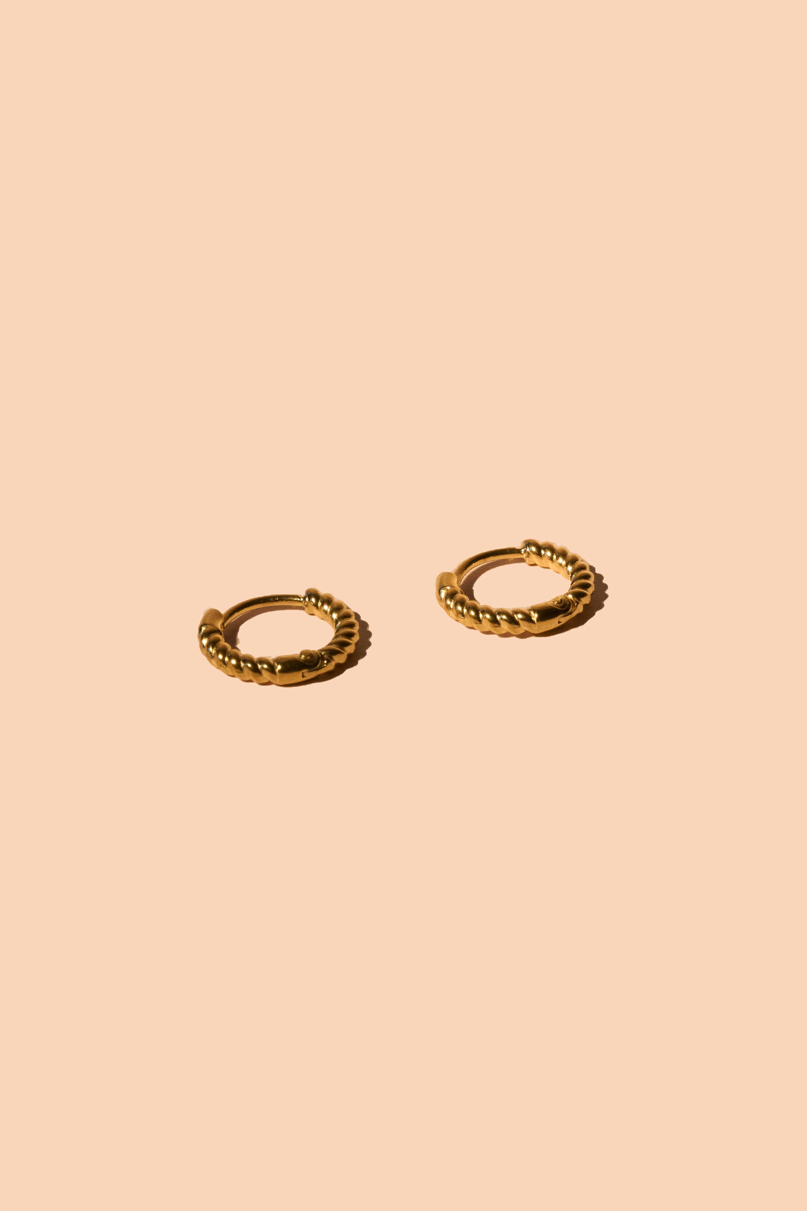 Braided Huggie Hoops - Proper