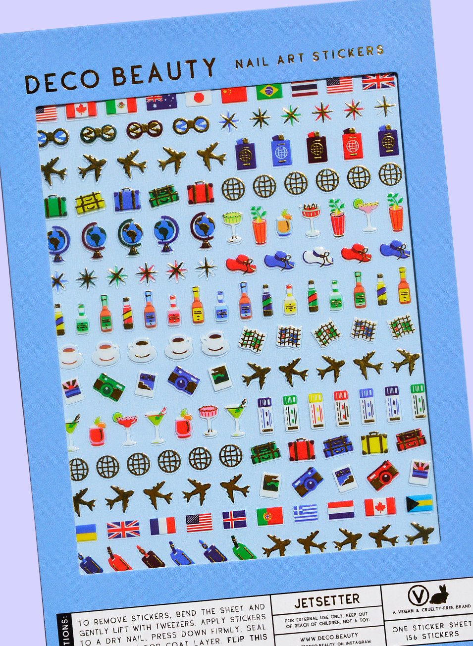 Nail Art Stickers - Jetsetter