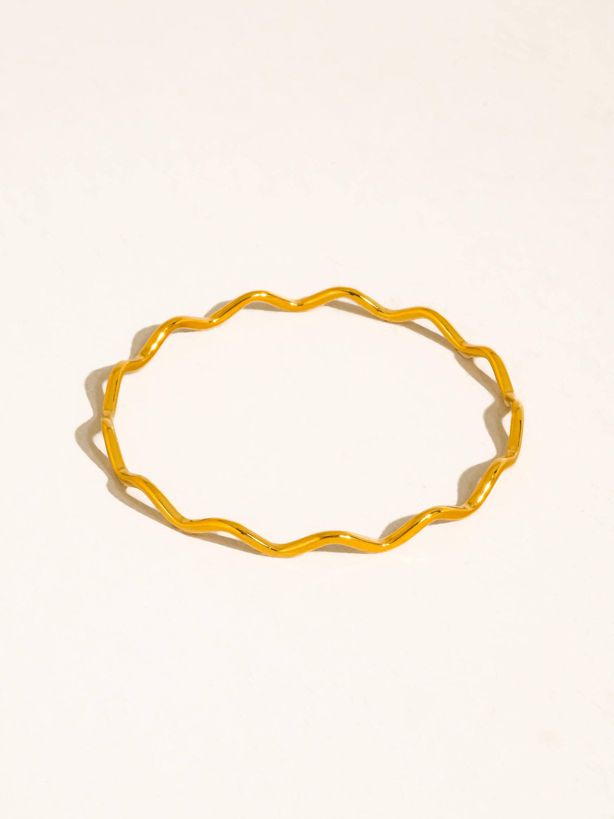Hadley Wavy Bangle Bracelet - Proper
