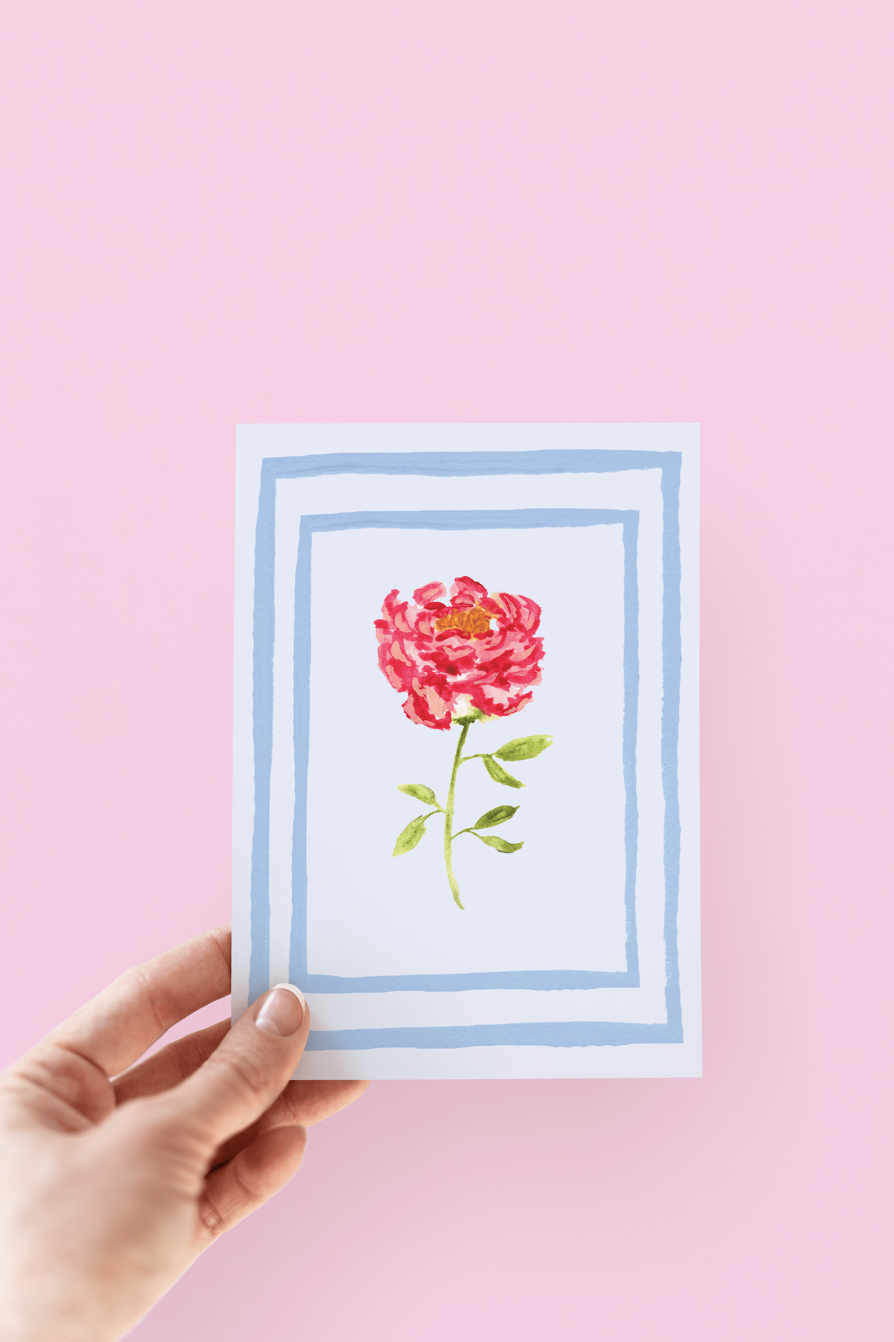 Precious Peony Card - Proper