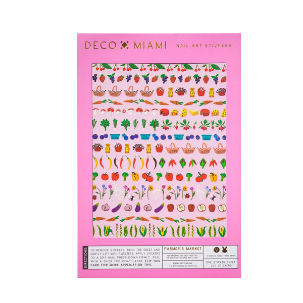 Nail Art Stickers - Farmer's Market - Proper