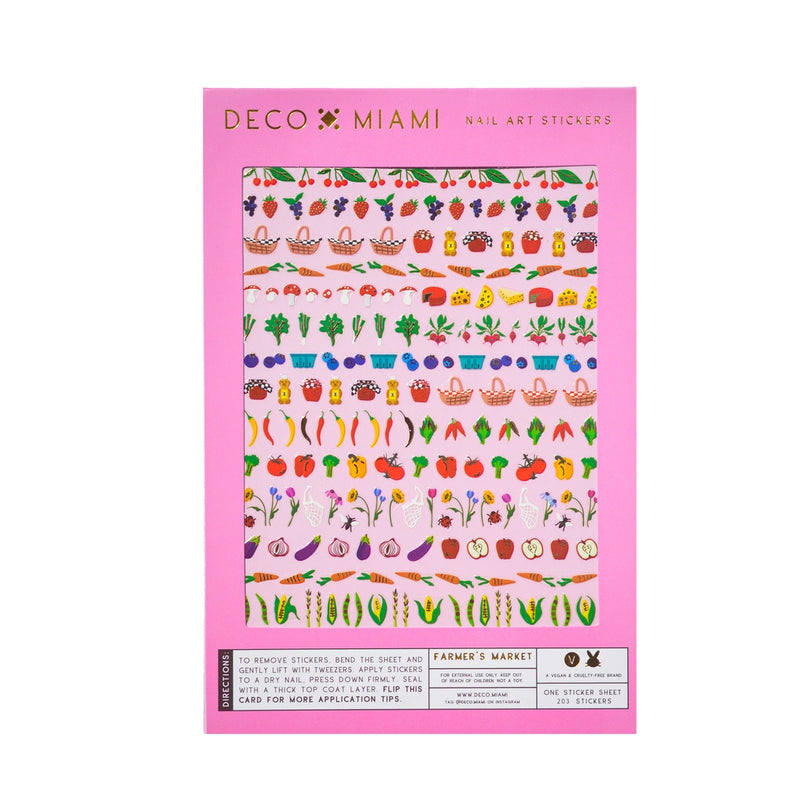 Nail Art Stickers - Farmer's Market - Proper