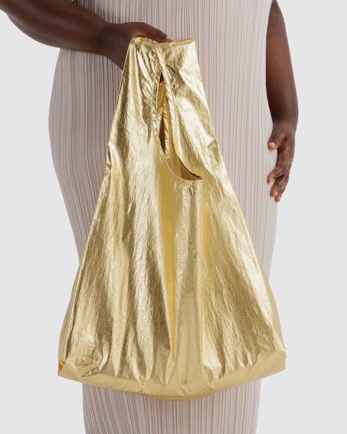 Standard Baggu - Golden Metallic