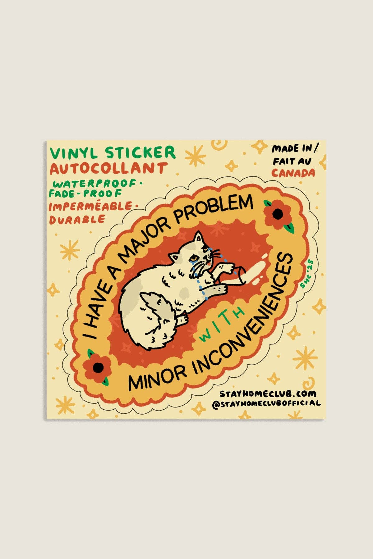 Major Problem Sticker - Proper