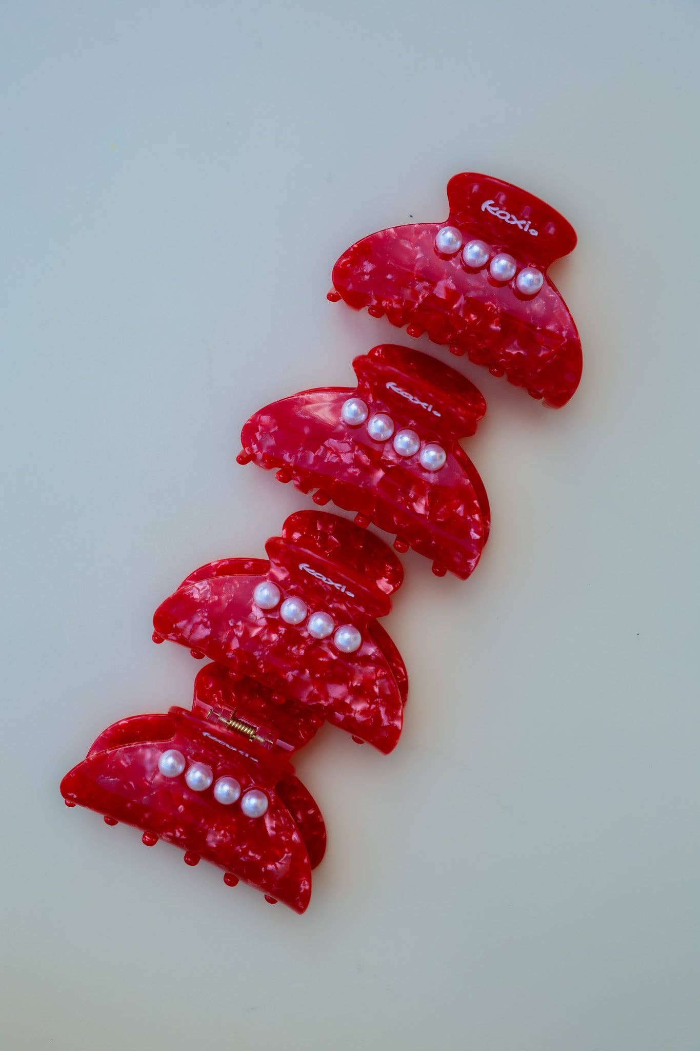 Red Pearl Claw Clip - Proper