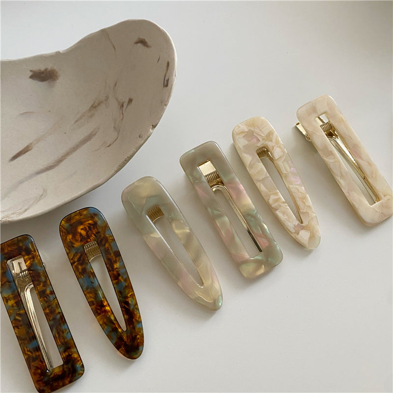 Gemma Marbled Printed Hair Clip (Set of 2) - Proper