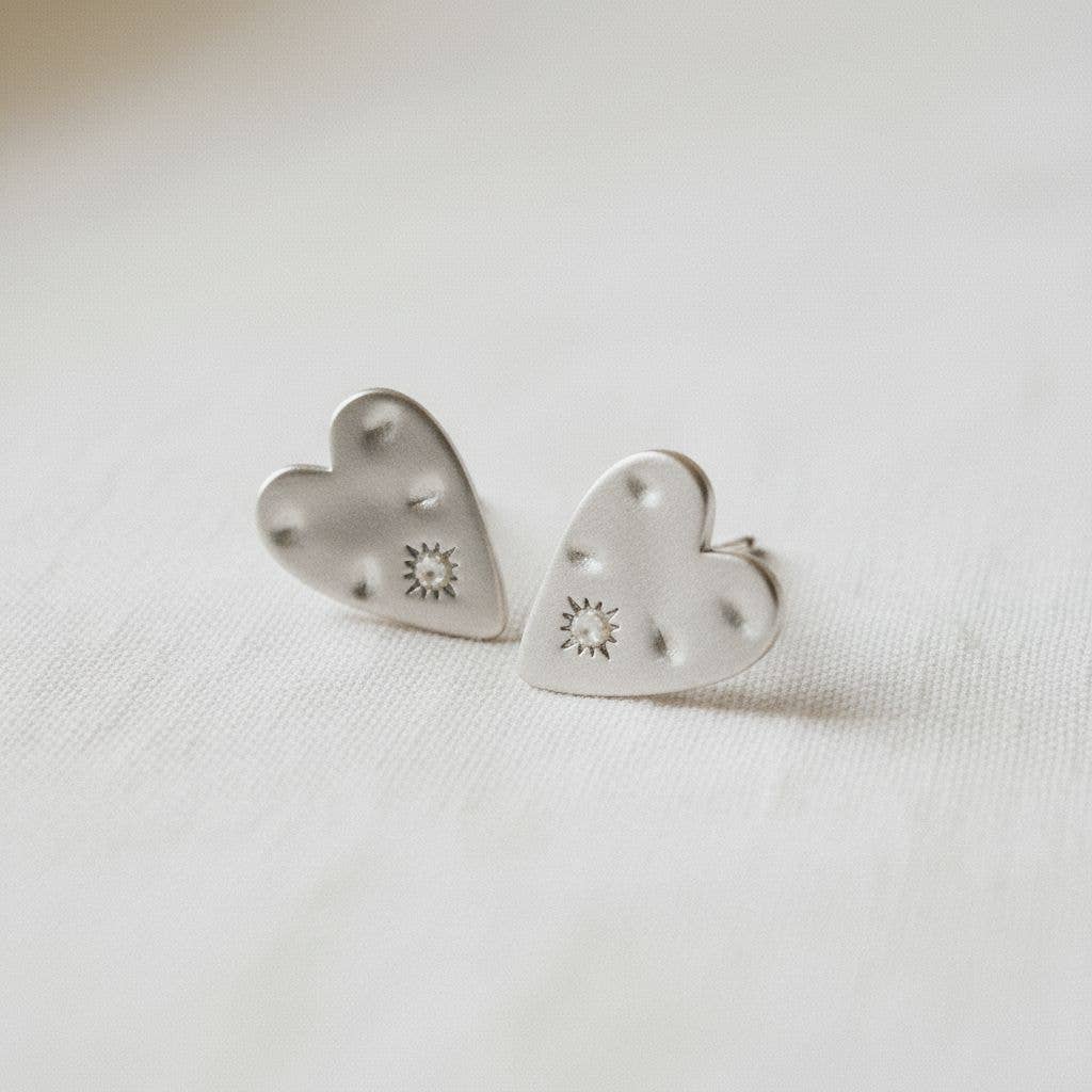 Artisan Heart Earrings