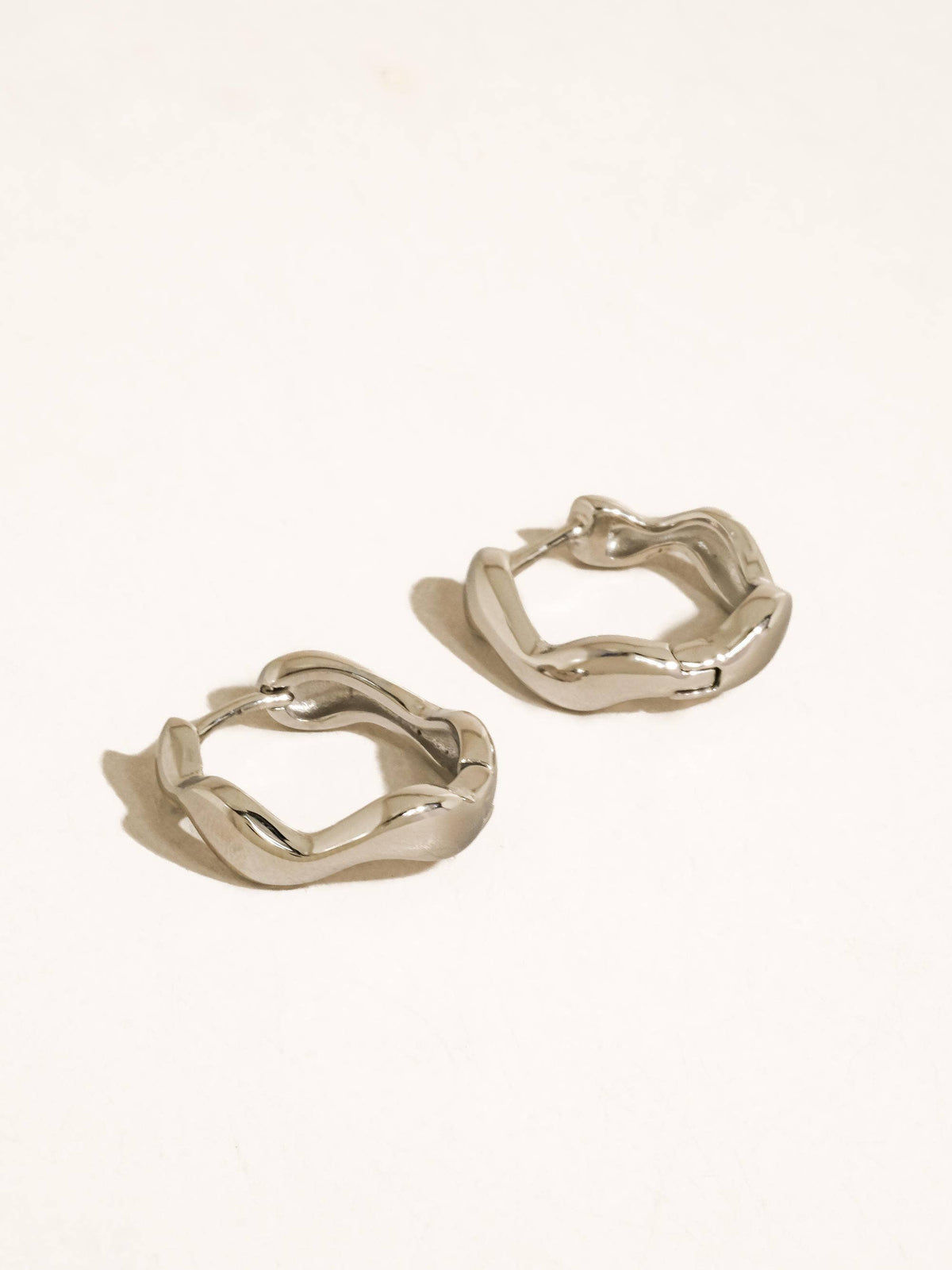 Bellac Wavy Hoop Earrings