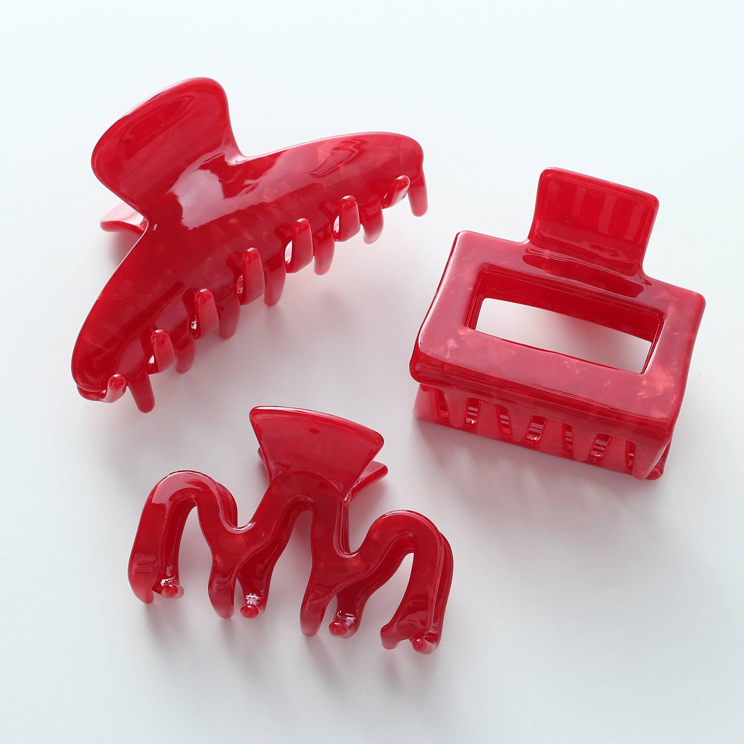 Cherry Red Small/Medium Claw Clip - Proper