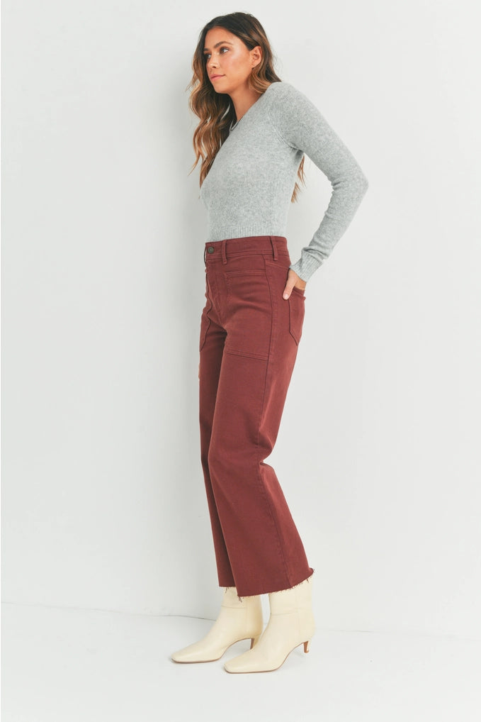 Cinnamon HR Utility Wide Leg Jeans - Proper