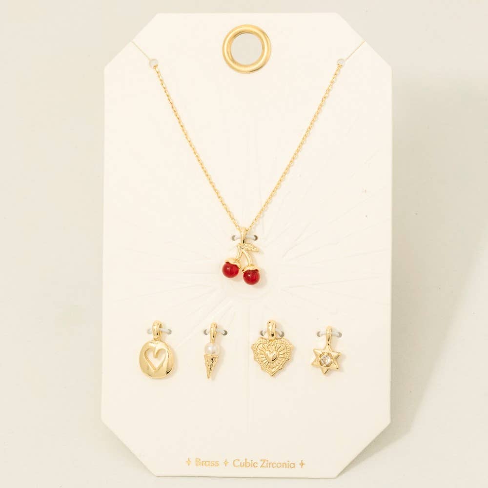Cherry Swappable Pendant Necklace - Proper