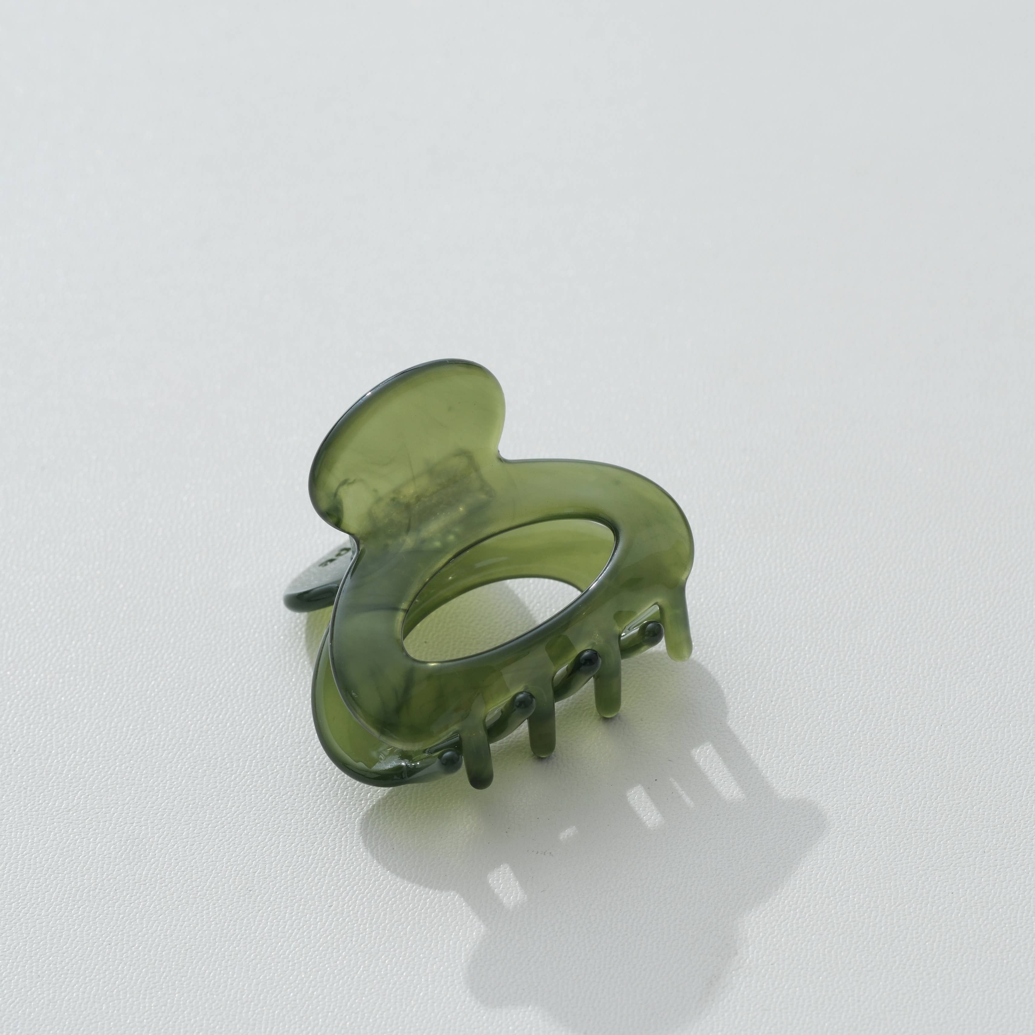 Jade Green Mini Claw Clip