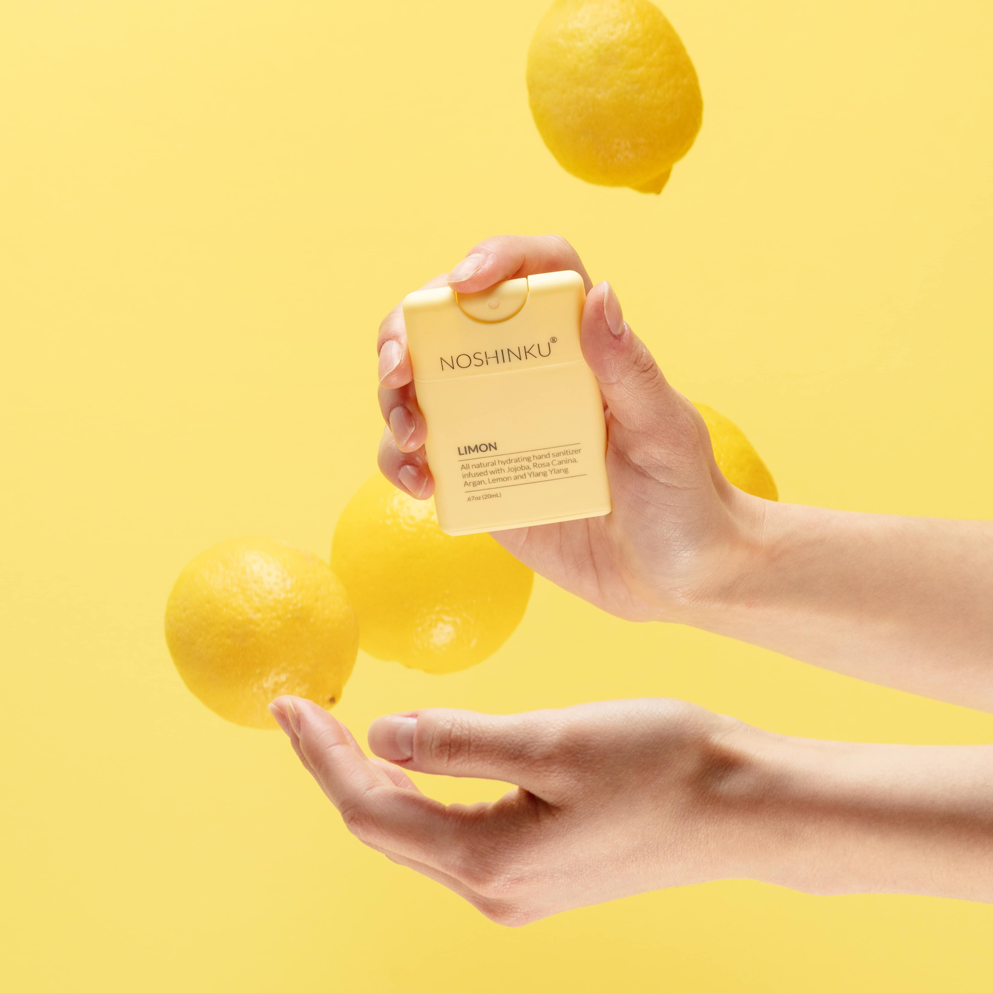 Refillable Lemon Ylang-Ylang Moisturizing Pocket Sanitizer - Proper