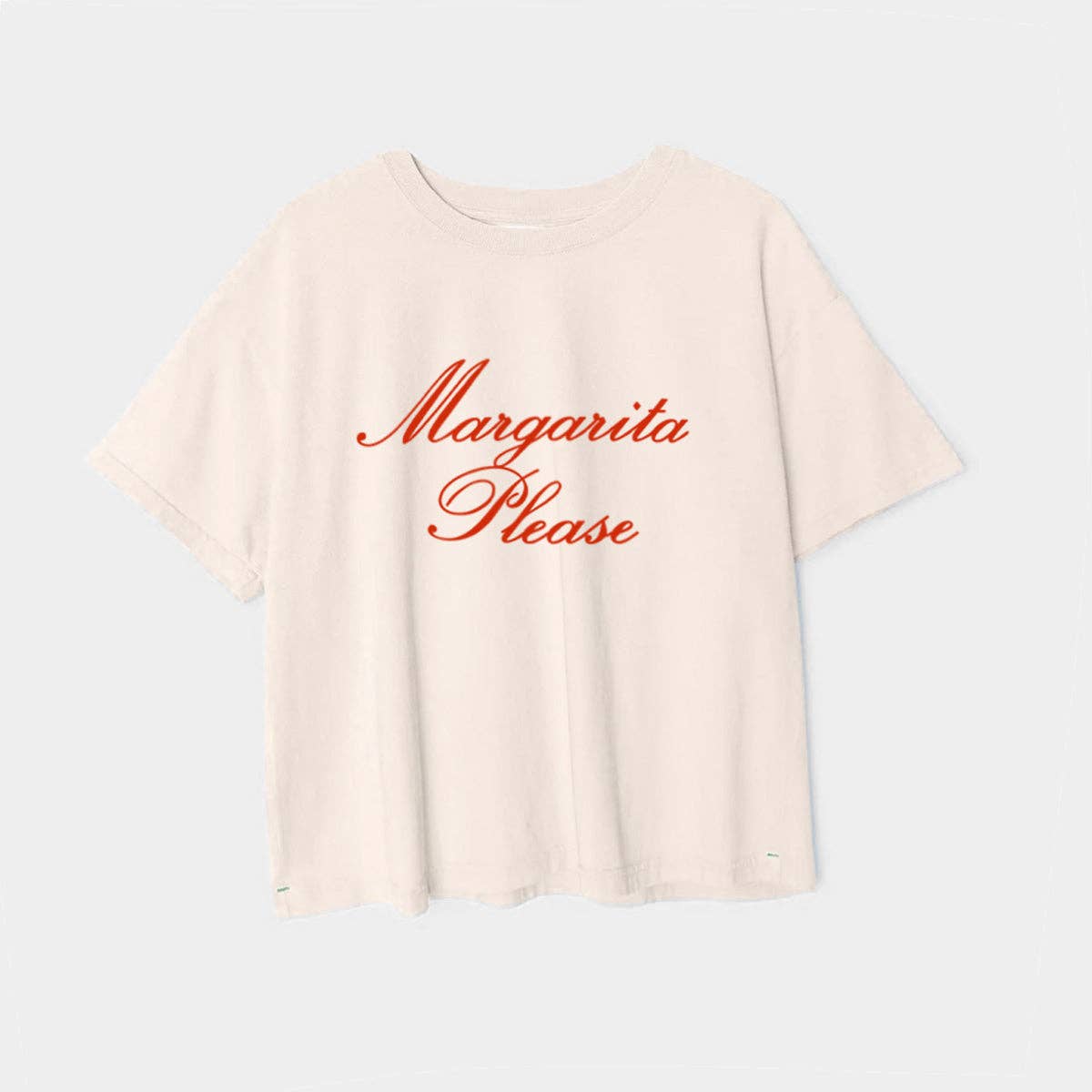 Margarita Please Garment Dye Crop Tee - Proper