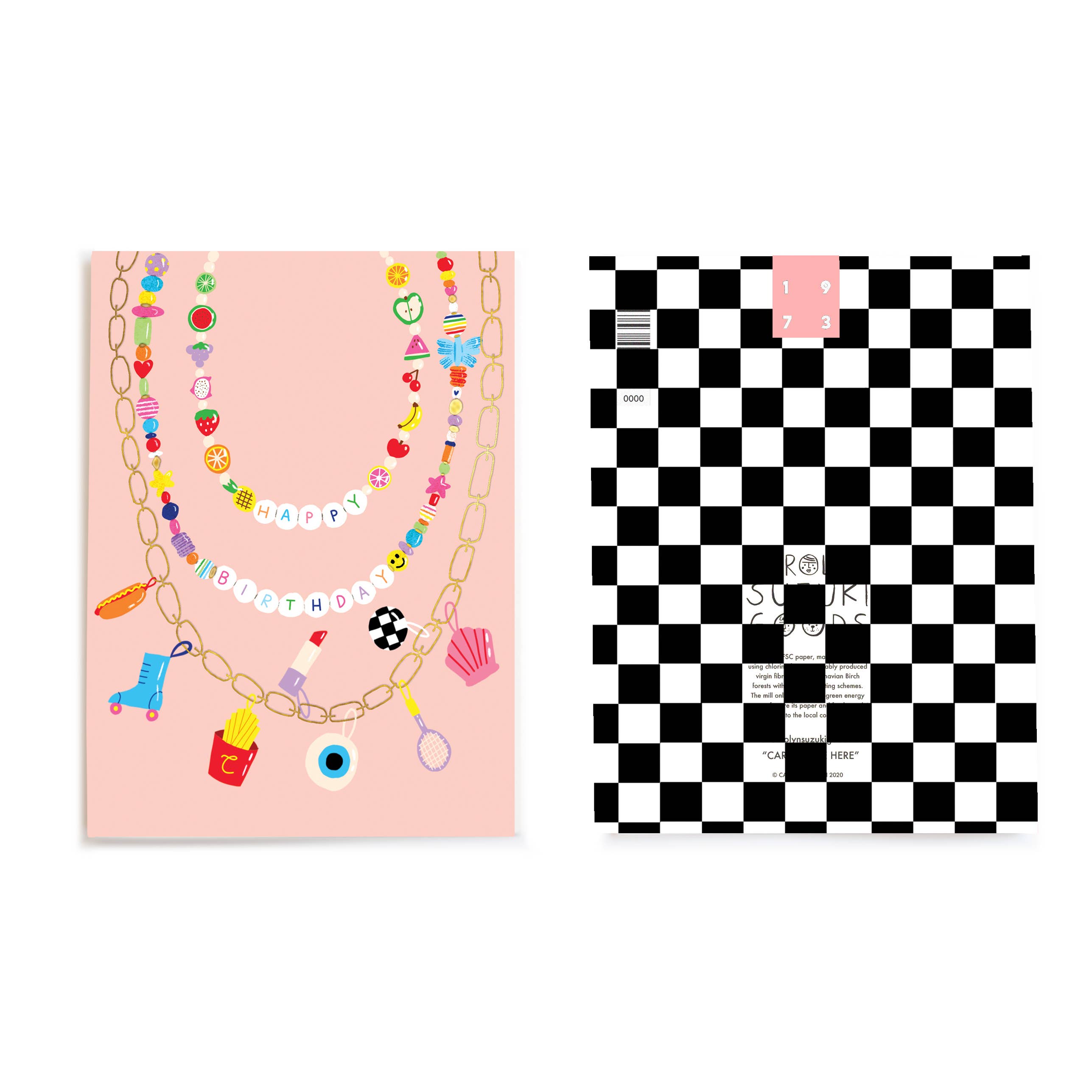 Birthday Beads - Birthday Card - Proper