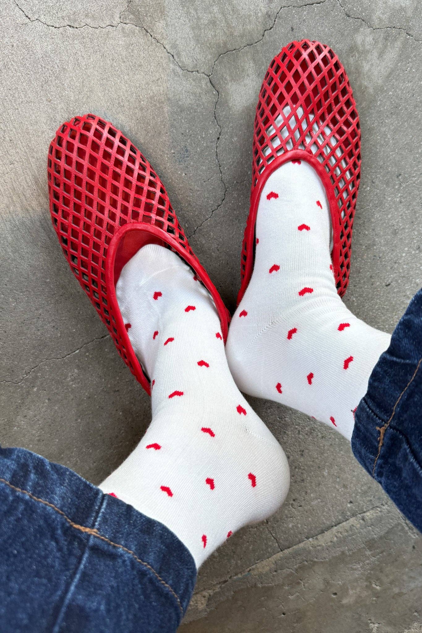 Polka Dot Sneaker Socks - Proper