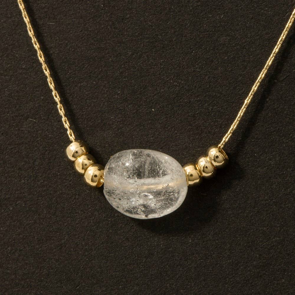 Polished Stone Necklace - Proper