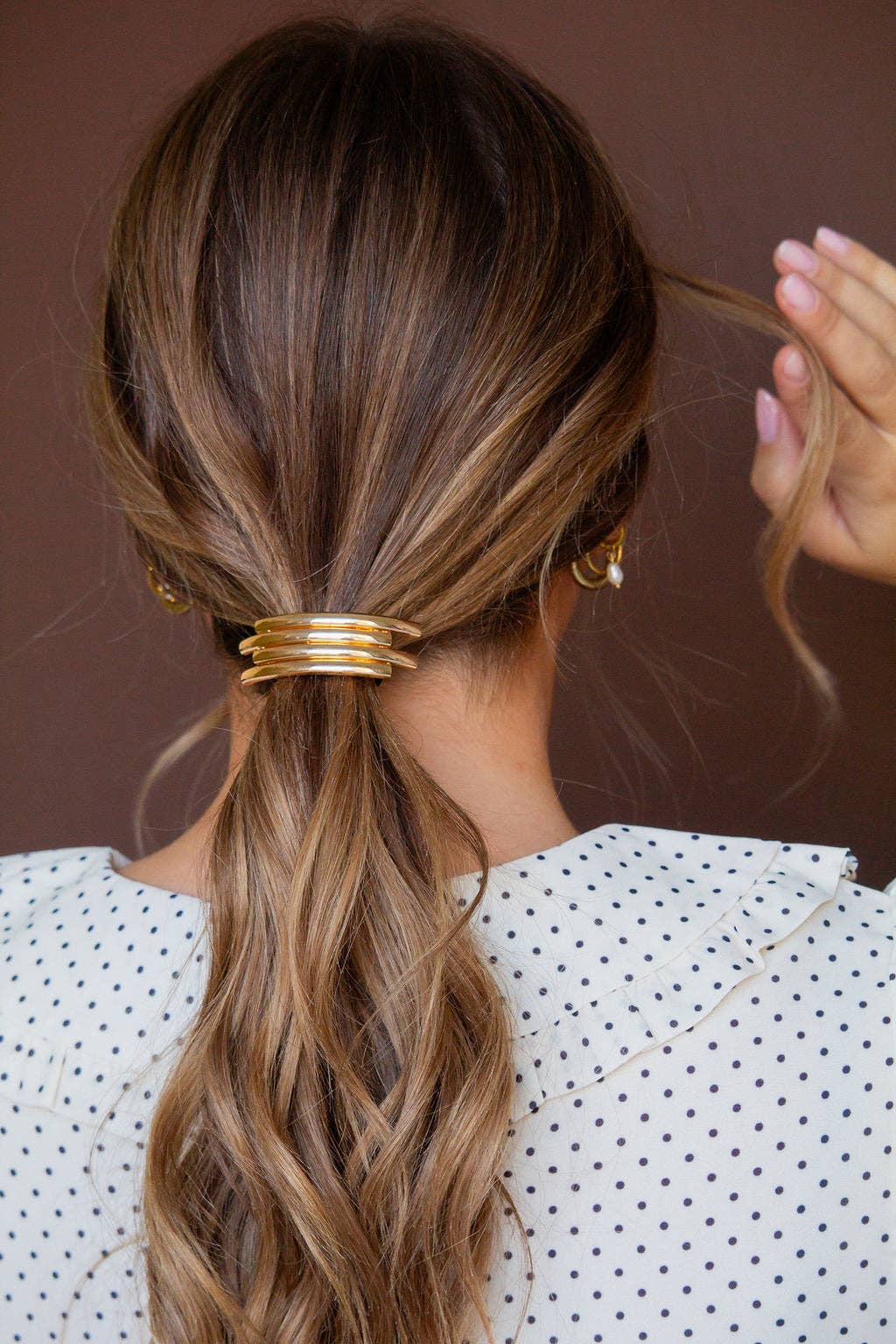 Minimal Gold Ponytail Cuff - Proper