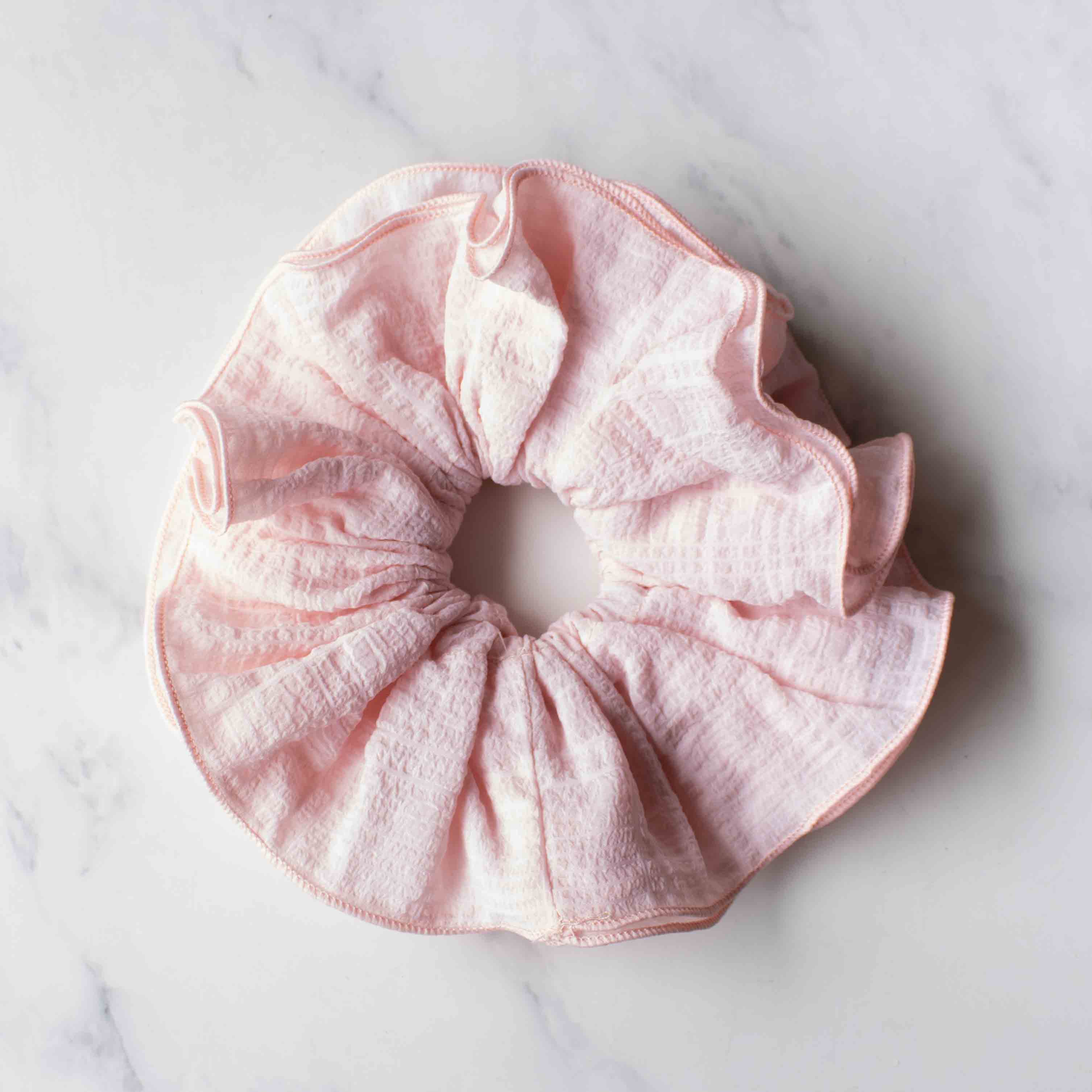 Ruffle Light Scrunchie