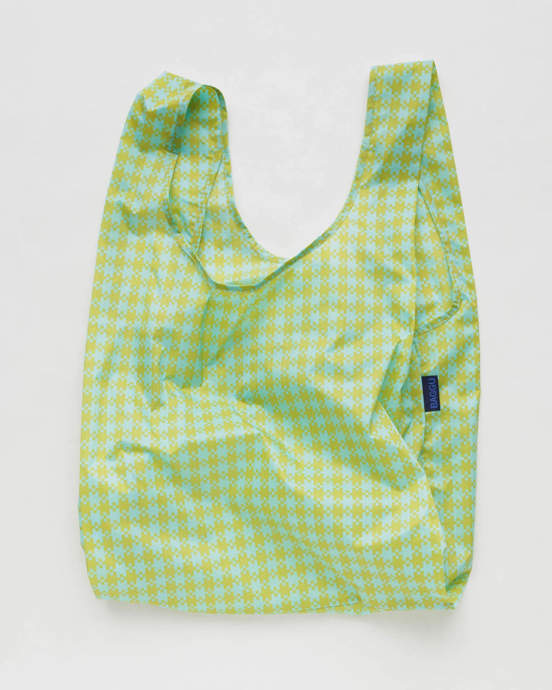 Standard Baggu - Mint Pixel Gingham - Proper