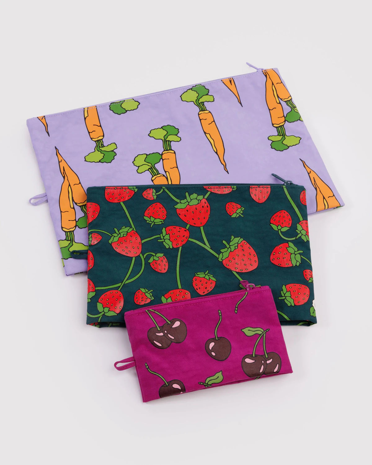 Baggu Go Pouch Set - Carrots & Berries - Proper