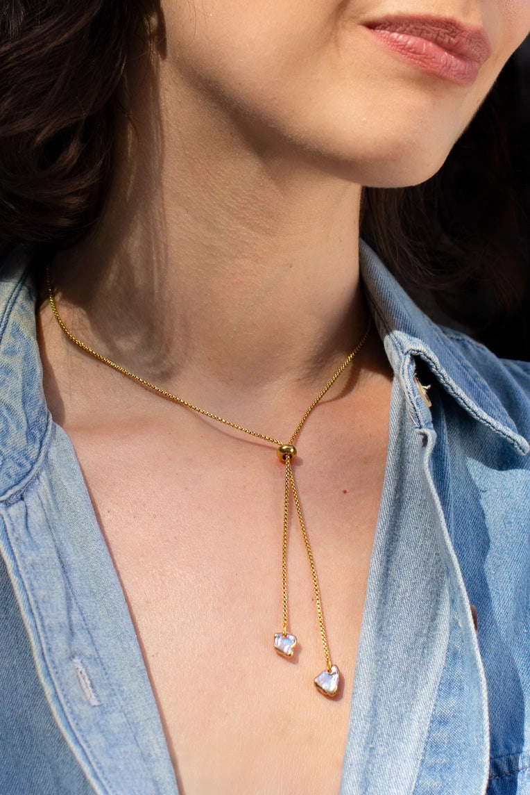 Pearl of the Party Bolo Necklace - Proper