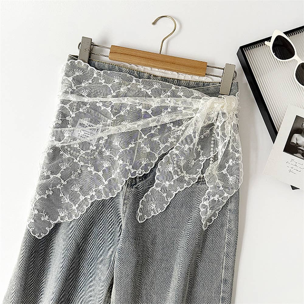 Leafy Vine Lace Hip Scarf