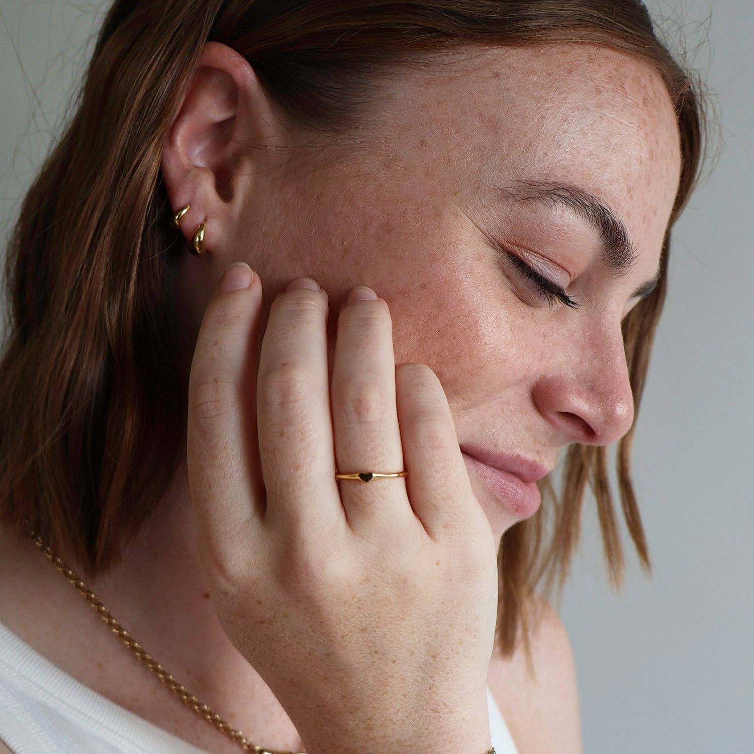 Mini Heart Signet Ring - Proper