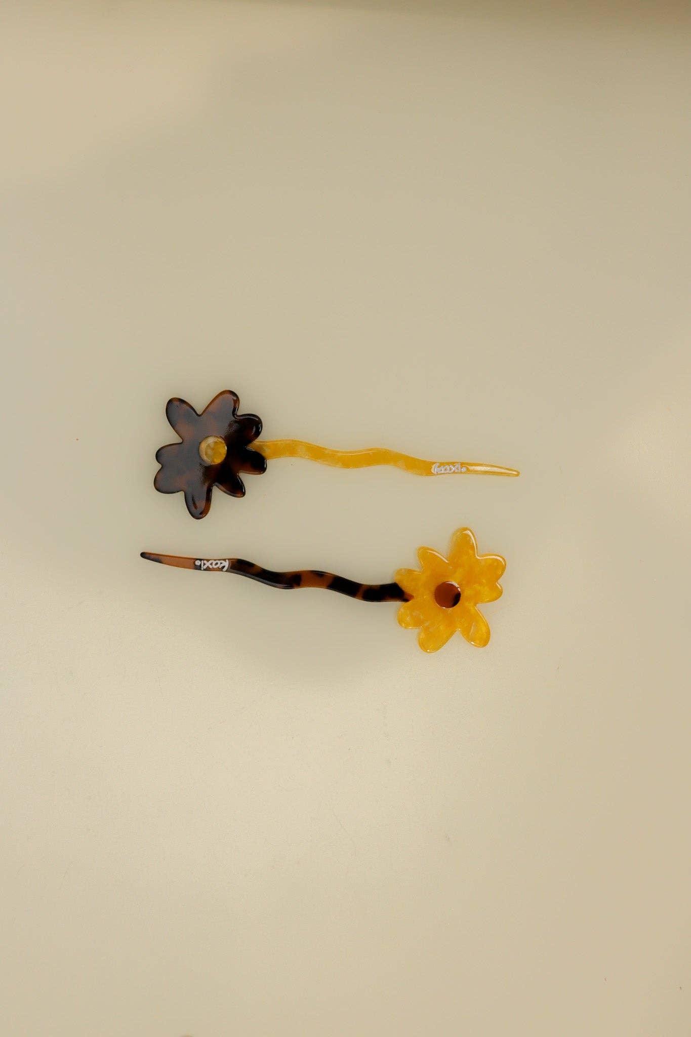 Flower French Pin Pair - Proper