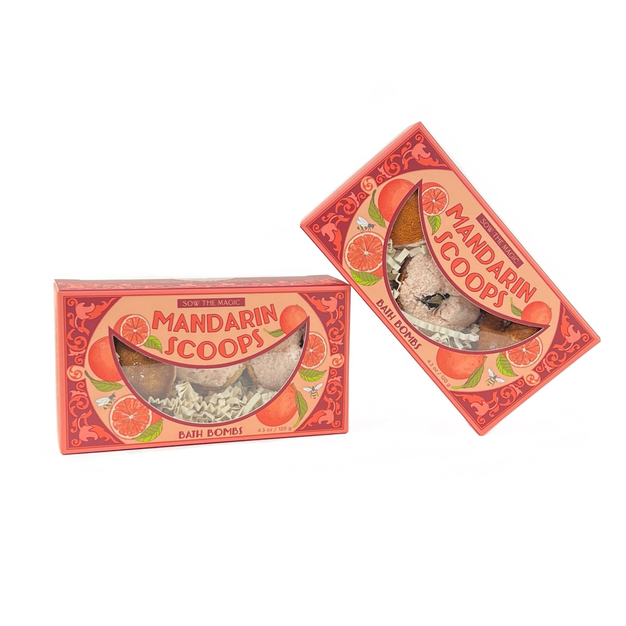 Mandarin Scoops Bath Bomb Gift Set - Proper