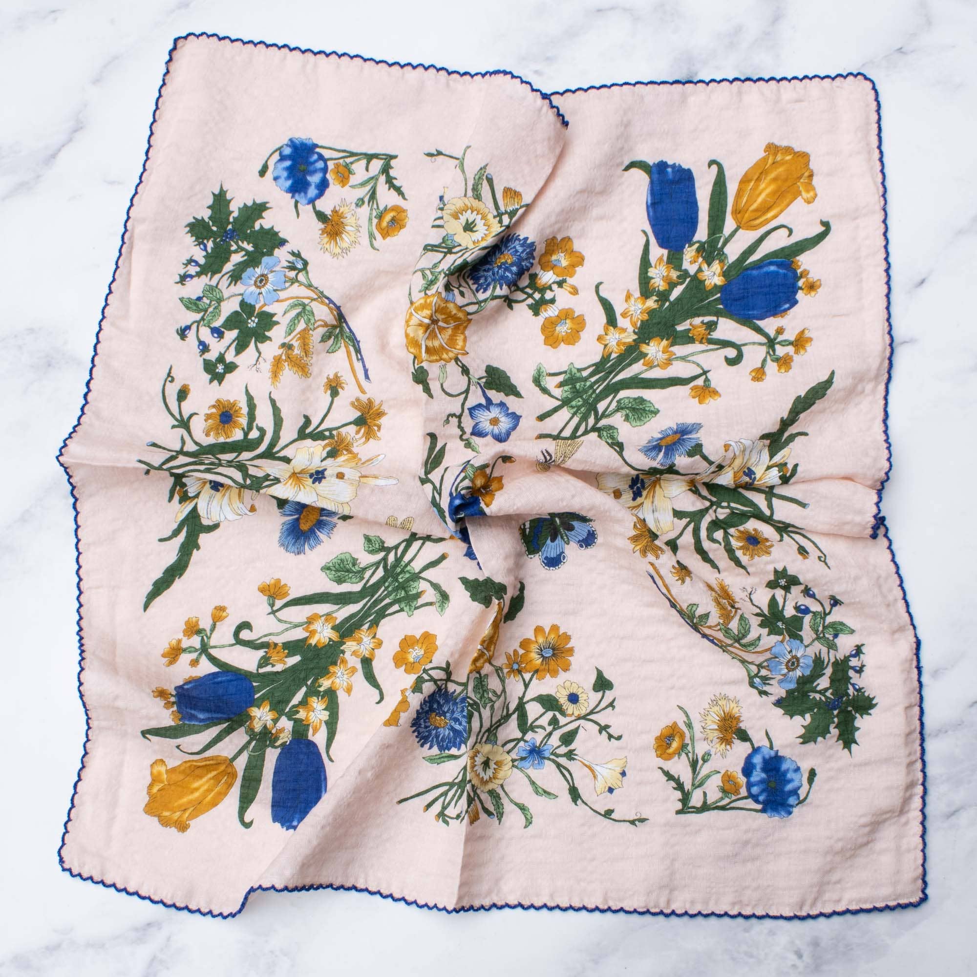 Floral Bouquet Cotton Scarf
