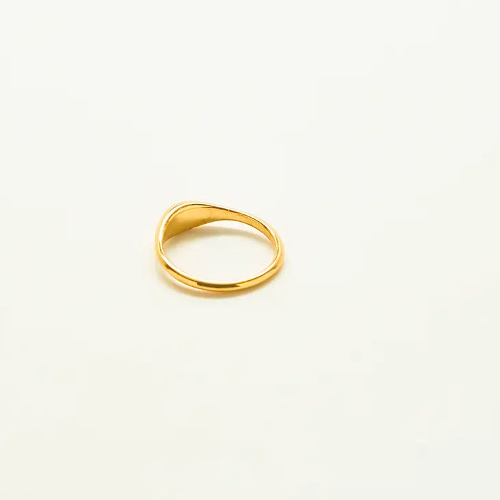 Mini Dome Signet Ring - Proper