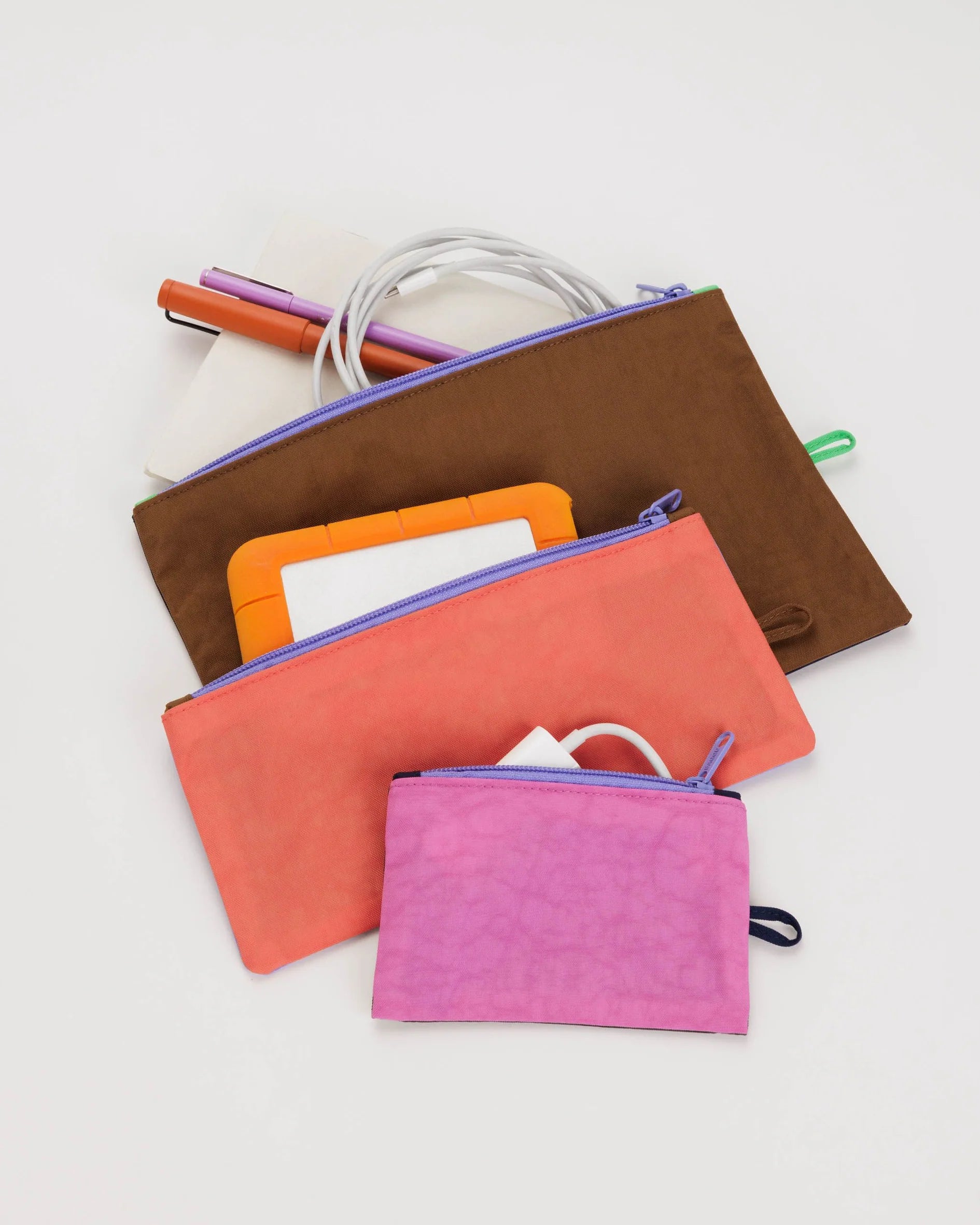 Baggu Flat Pouch Set - Night Lights - Proper