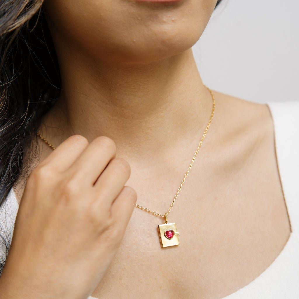 Love Note Locket Necklace - Proper