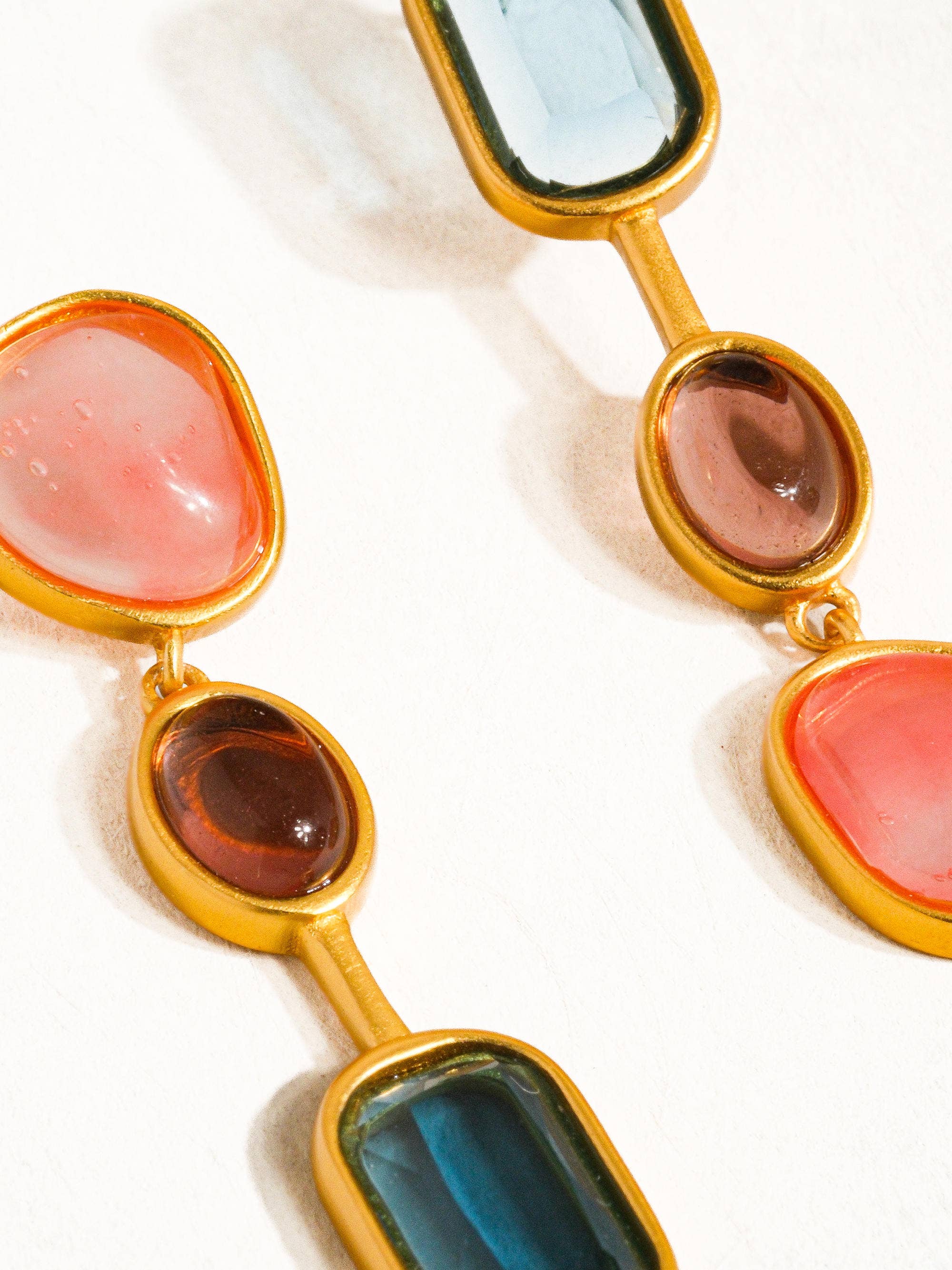 Delia Mismatch Drop Earring - Proper