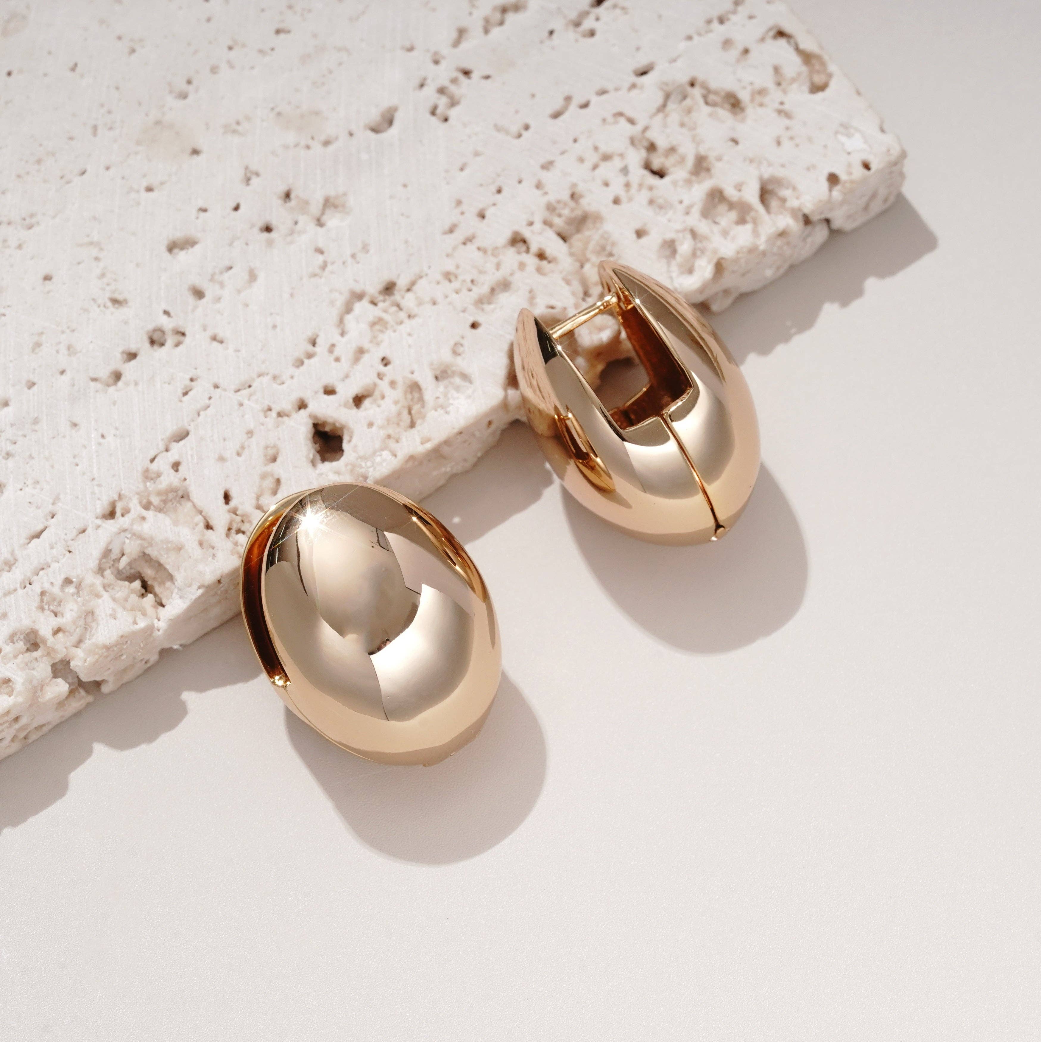 Sadie Dome Hoops - Proper