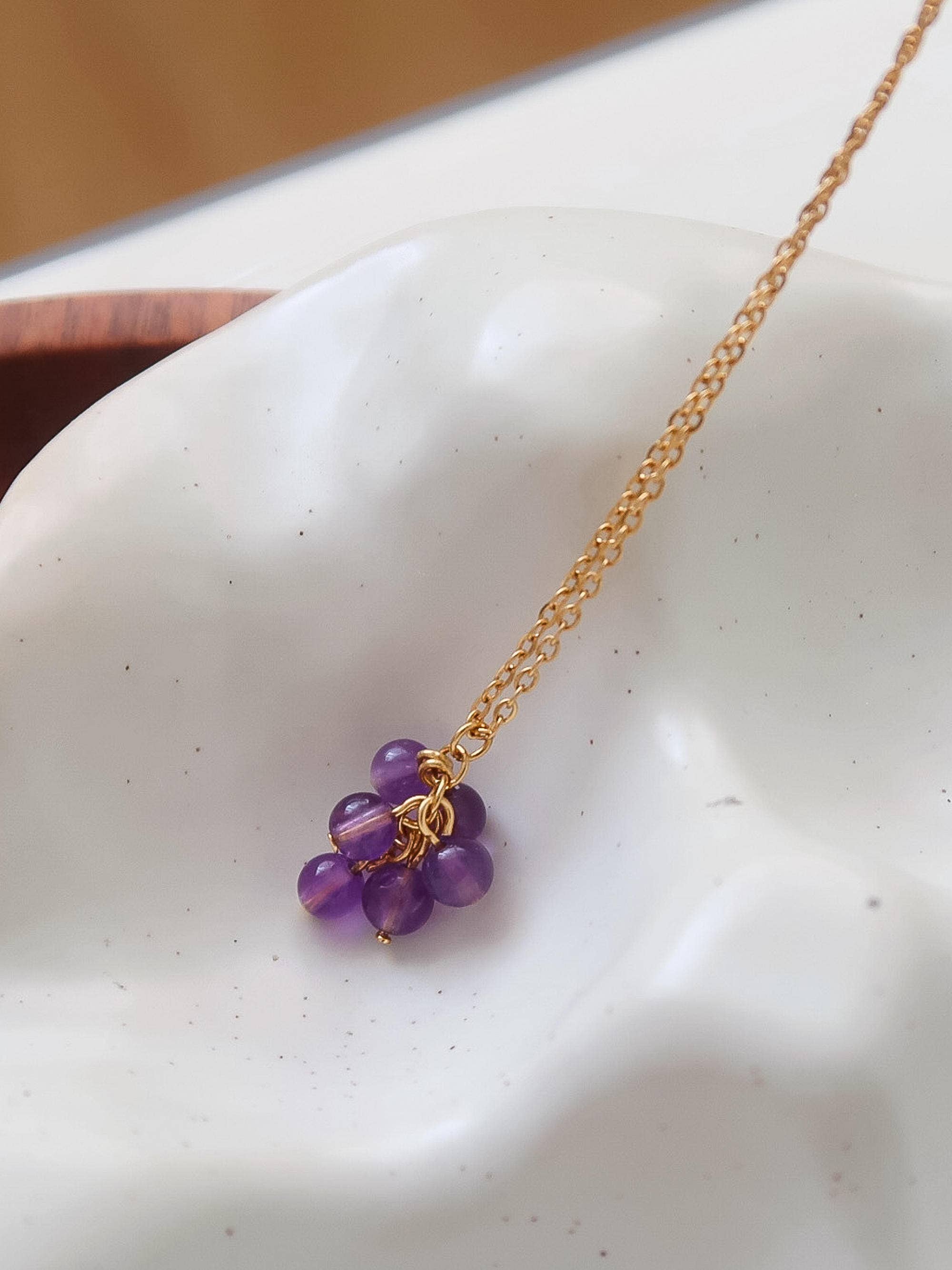 Raisin Grape Necklace - Proper