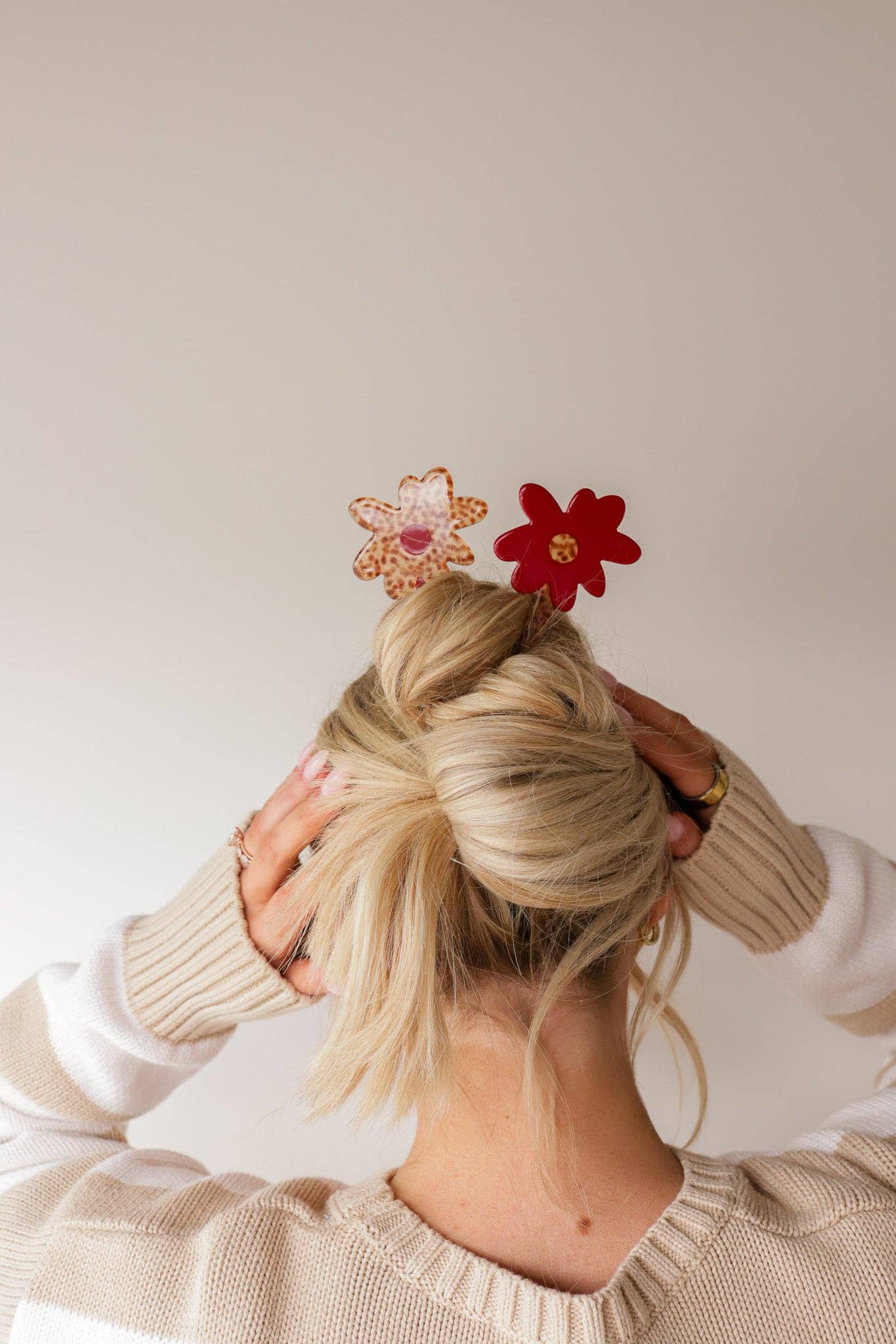 Flower French Pin Pair - Proper