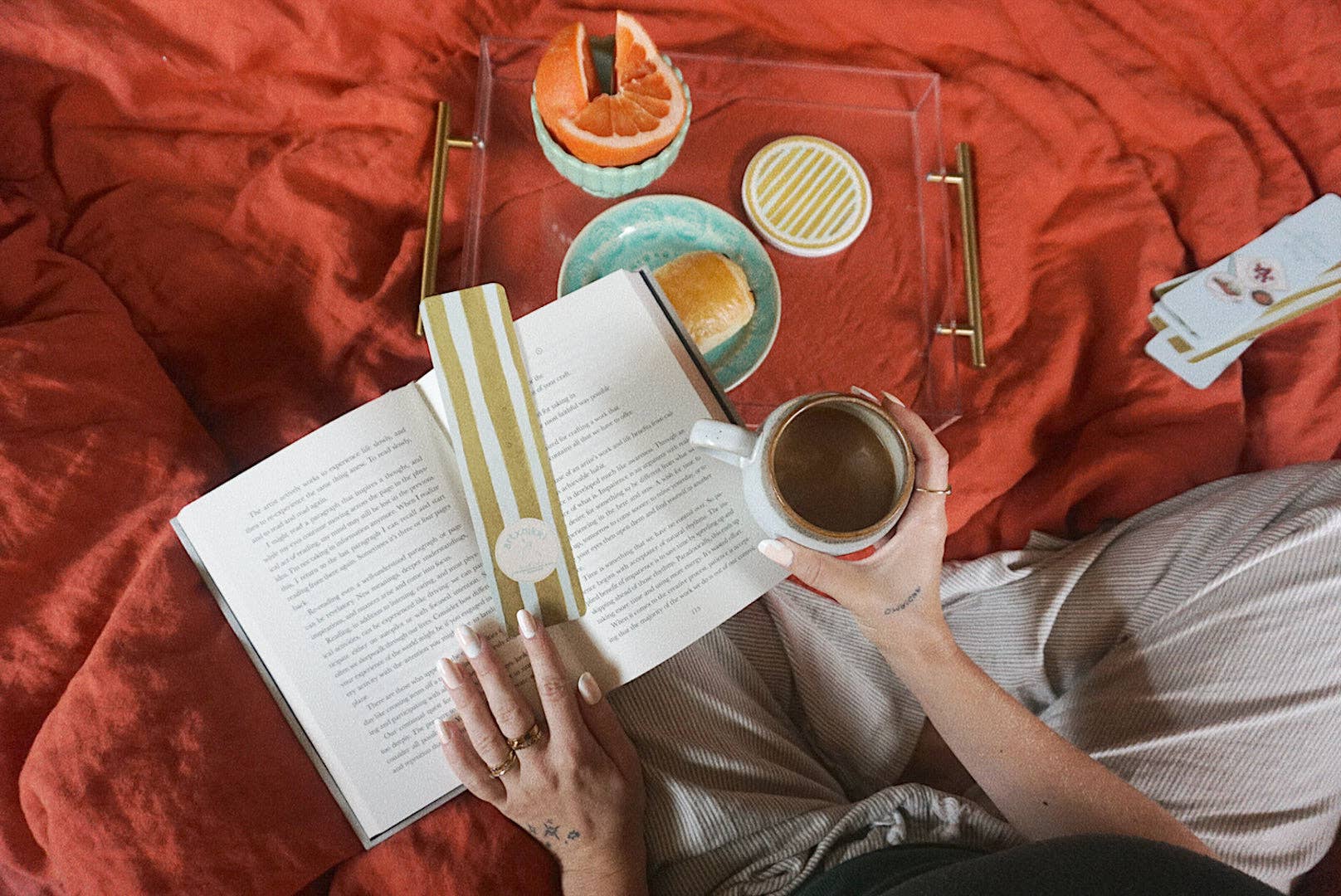 Slow Mornings Only Bookmark - Proper