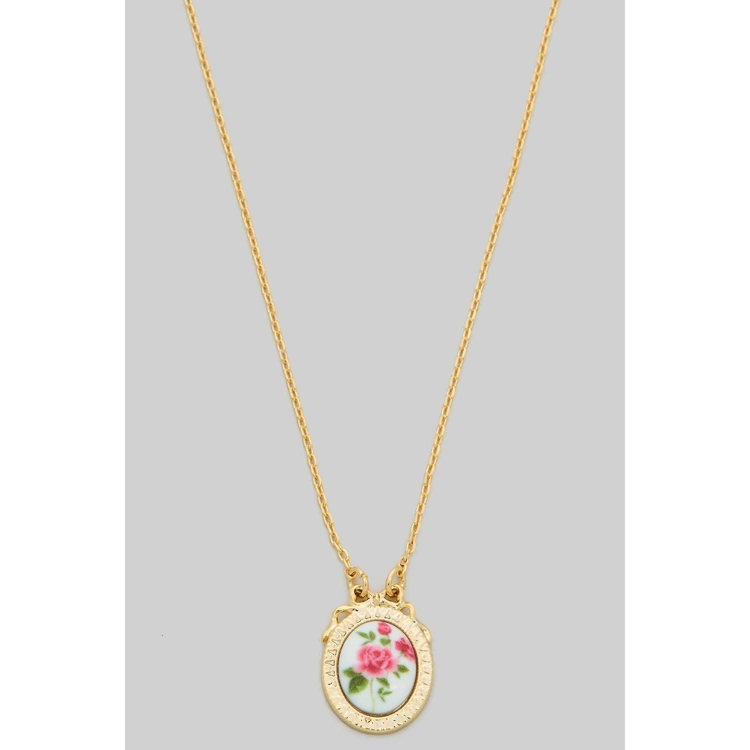 Dainty Rose Pendant Necklace - Proper