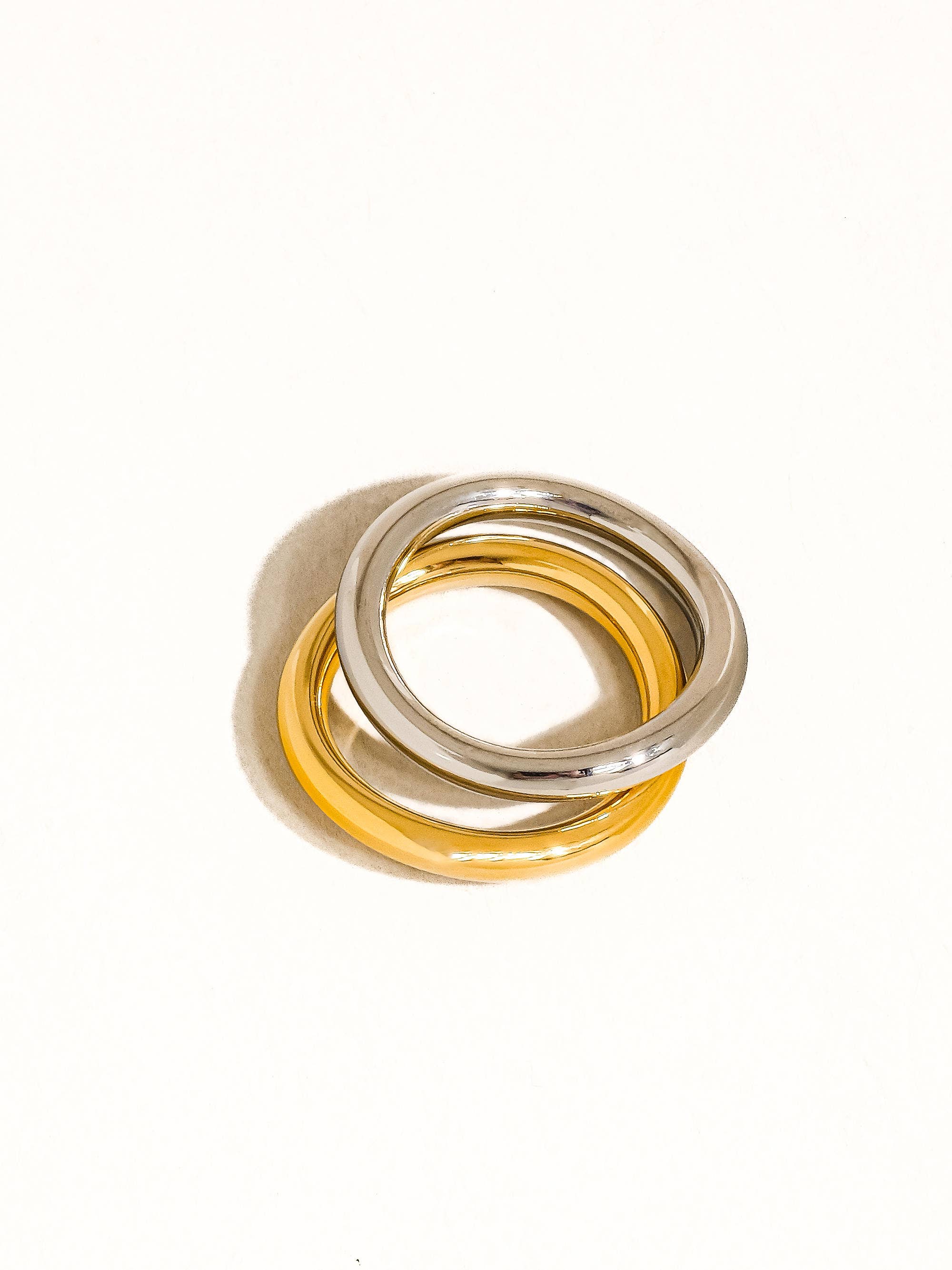 Andrée Double Two Tone Ring - Proper
