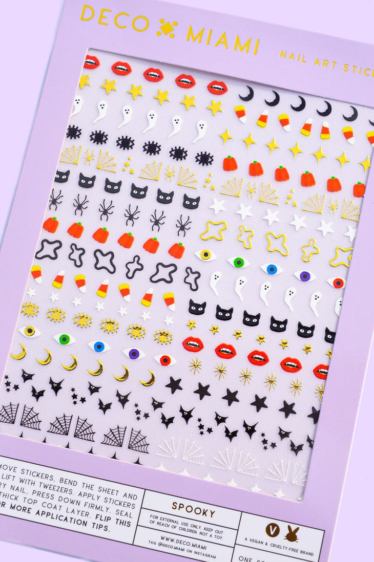 Nail Art Stickers - Spooky (Halloween) - Proper